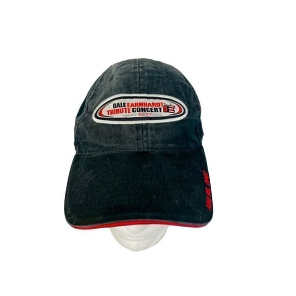 Dale Earnhardt Tribute Concert Hat Cap Adult Black June 28 2003 Nascar - Picture 1 of 8